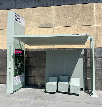 STAP program bus shelter