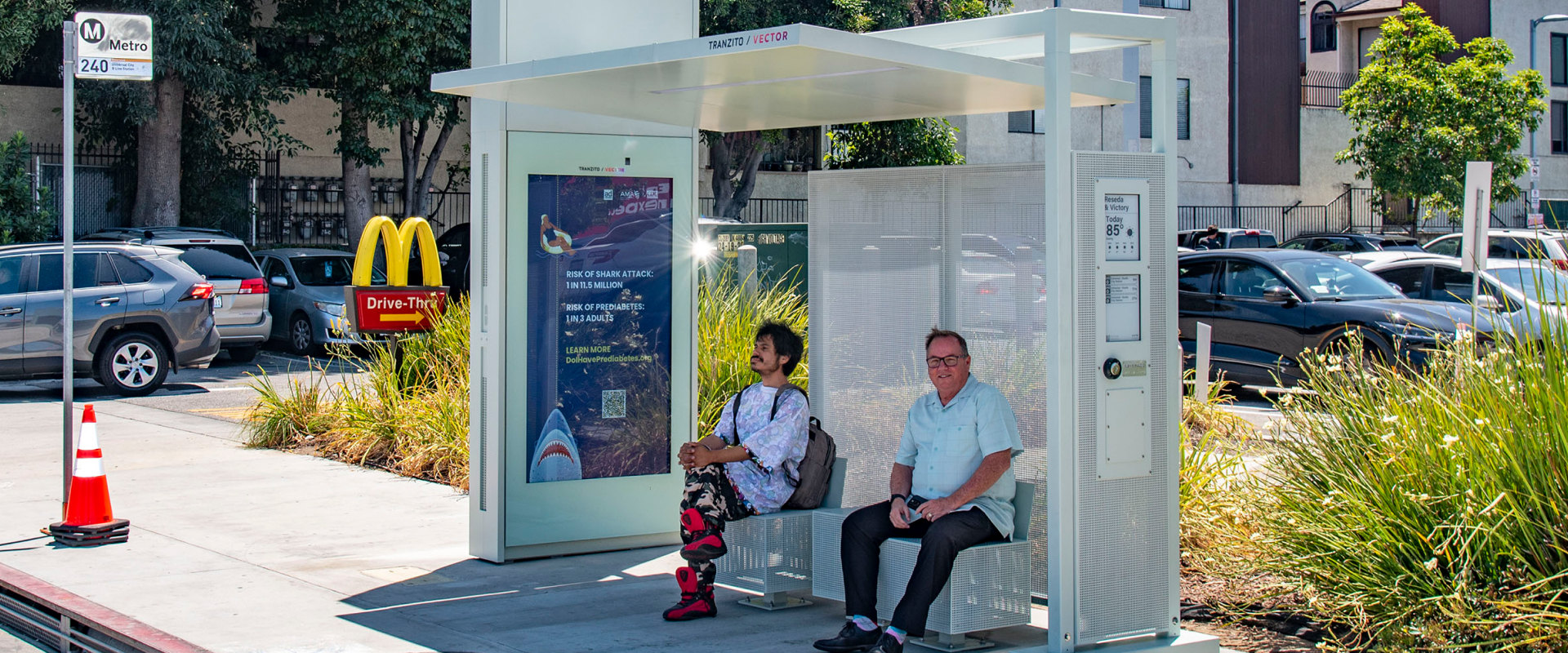 STAP program bus shelter